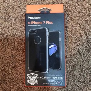 iPhone 7 Plus spigen tough armor “jet black” case